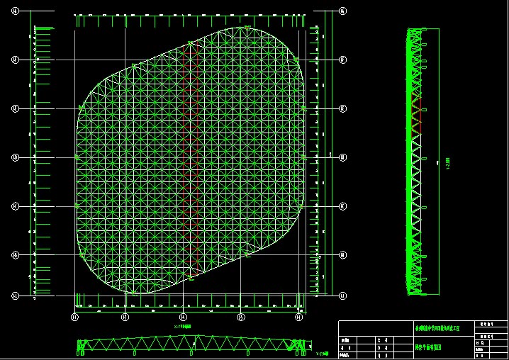 舒兰杭州转塘中学网架设计