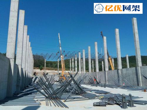 舒兰料棚网架设计